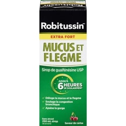 Robitussin Mucus et flegme extra-fort 250 ml, 7,00 $/100ml