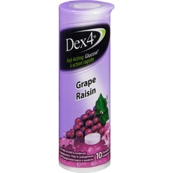 Dex4 Glucose Tablets, Grape     10 ea, $0.45/1ea