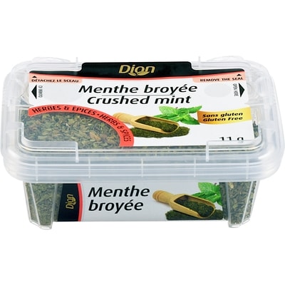 Dion Crushed Mint      16 g, $18.75/100g