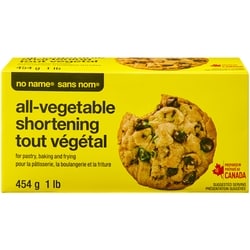 No Name All-Vegetable Shortening 454 g, $1.10/100g