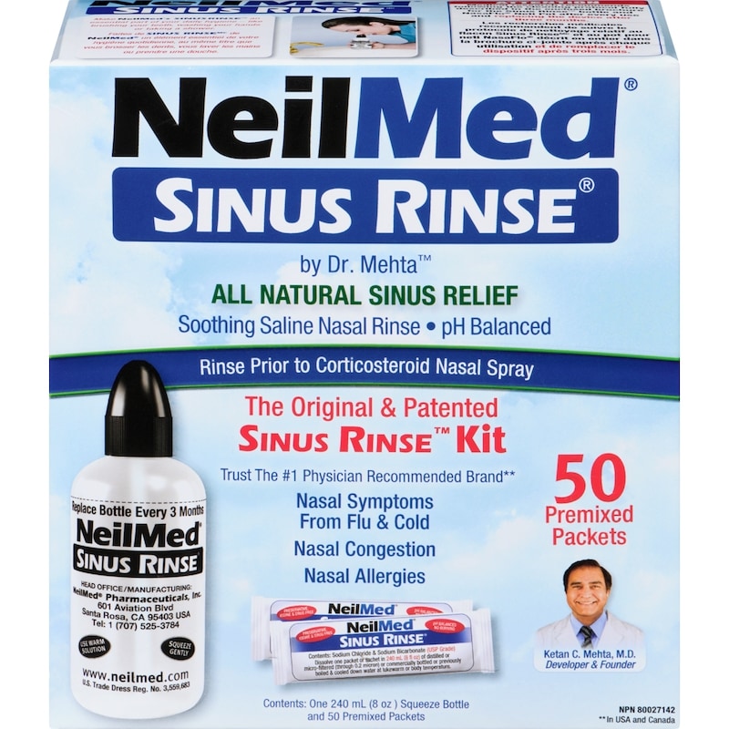 Nazal NeilMed Sinus Rinse Kit - 50 ea | Zehrs