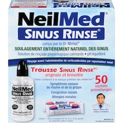 NeilMed Trousse d’irrigation des sinus 50 ea, 0,46 $/1ch