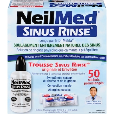 NeilMed Trousse d’irrigation des sinus 50 ea, 0,47 $/1ch