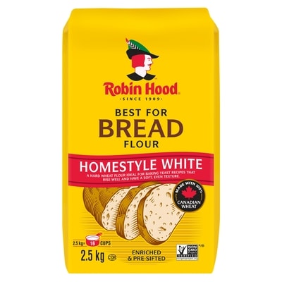 Robin Hood Best For Bread Homestyle White Flour 2.5 kg, $0.28/100g