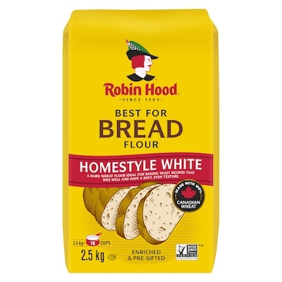 Robin Hood Best For Bread Homestyle White Flour 2.5 kg, $0.26/100g
