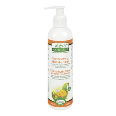 Aleva Naturals Crème hydratante apaisante quotidienne 240 ml, 3,12 $/100ml