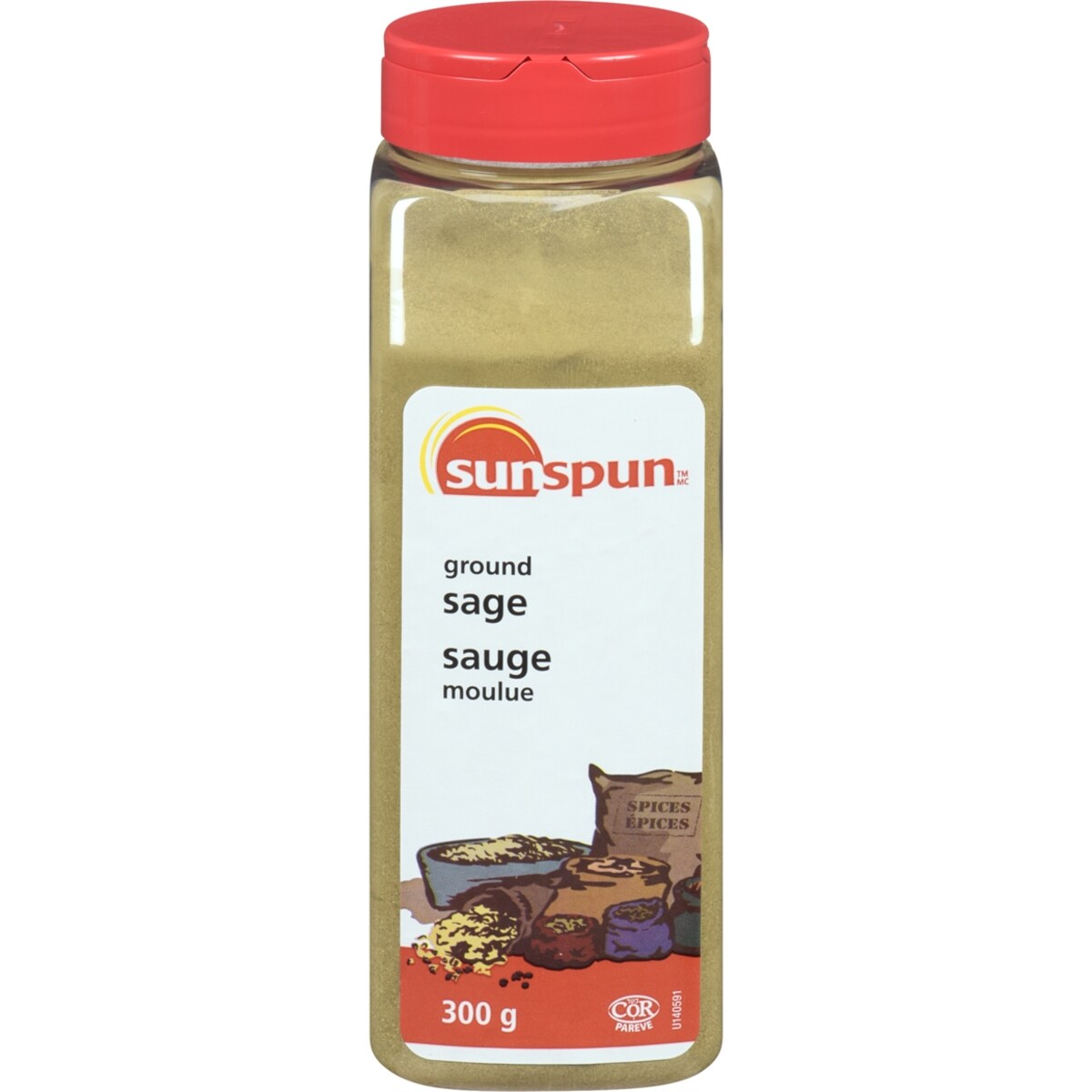 Sunspun Sauge moulue 300 g, 1,76 $/100g