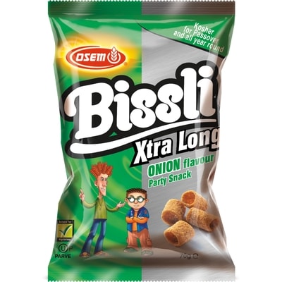 Osem Bissli Snacks, Onion Flavour 70 g, $5.41/100g