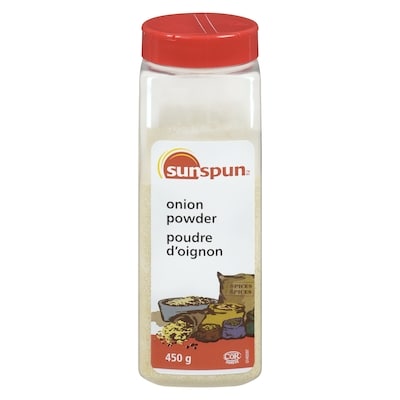 Sunspun Onion Powder 450 g, $1.22/100g