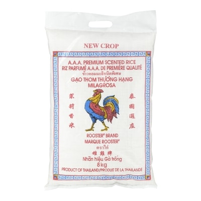 Rooster Riz parfumé au jasmin 8 kg, 0,24 $/100g