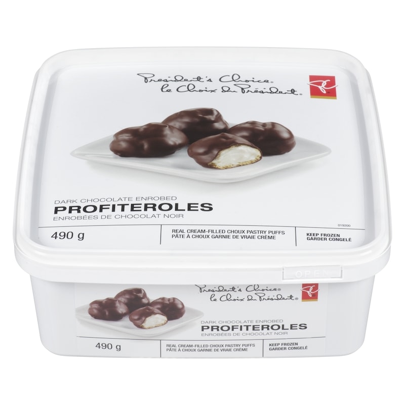 Frozen Profiteroles Chocolate Enrobed
