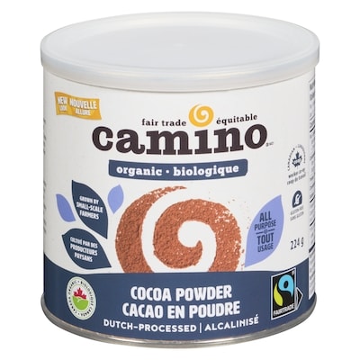Cocoa Camino Organic Cocoa Powder 224 g, $5.58/100g