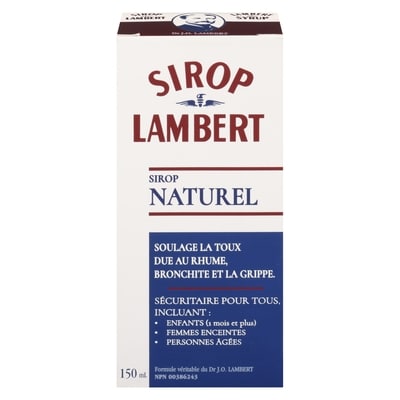 Lambert Sirop Lambert Formule Véritable 150 ml, 5,99 $/100ml