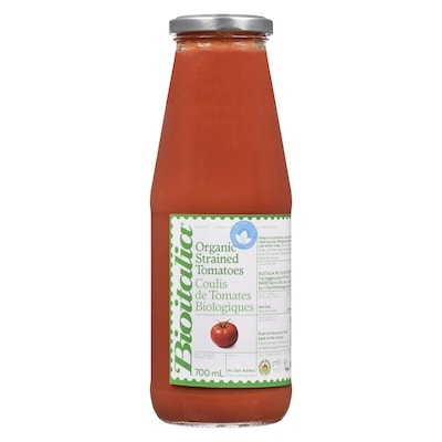 Bioitalia Tomates biologiques en purée 700 ml, 0,64 $/100ml