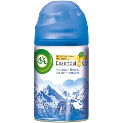 Air Wick Assainisseur d'air Freshmatic, Recharges de vaporisateur automatique, Air de montagne 175 g, 5,55 $/100g