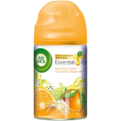 Air Wick Assainisseur d'air Freshmatic, Recharges de vaporisateur automatique, Tourbillon d'agrumes, 1 Recharge 175 g, 5,55 $/100g
