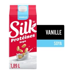Silk Boisson de soya , saveur vanille, sans produits laitiers 1.89 l, 0,25 $/100ml