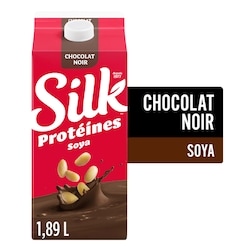 Silk Boisson de soya, , saveur chocolat, sans produits laitiers 1.89 l, 0,25 $/100ml