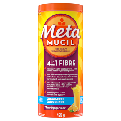 Metamucil Fibre Powder Orange Flavour Smooth 425 g, $5.88/100g