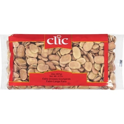 Clic Fèves gourganes, grosses 907 g, 0,83 $/100g