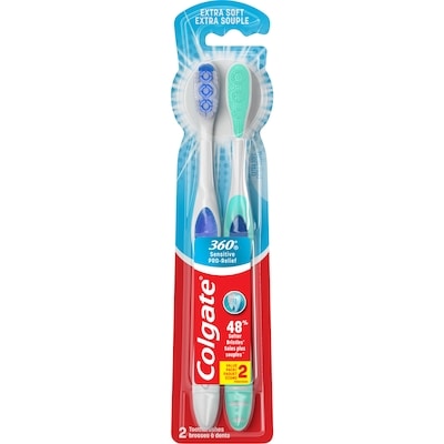 Colgate Brosses À Dents Ultra Souples 360 Sensitive Pro-Relief 1 ea, 11,99 $/1ch