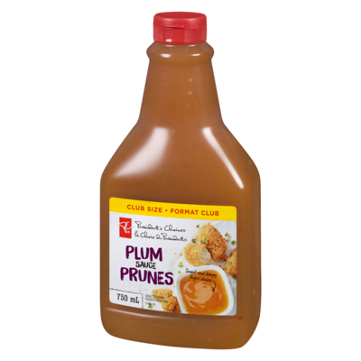 Sauce aux prunes, format club