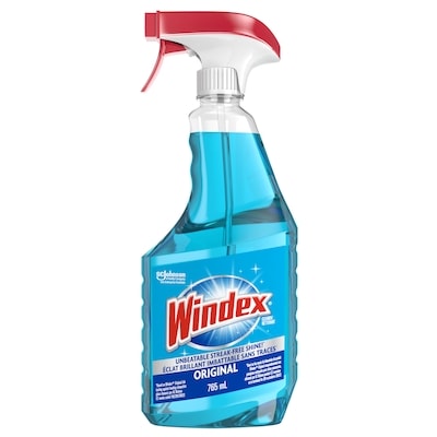 Windex Original Glass and Window Cleaner Trigger 765 ml, $0.82/100ml
