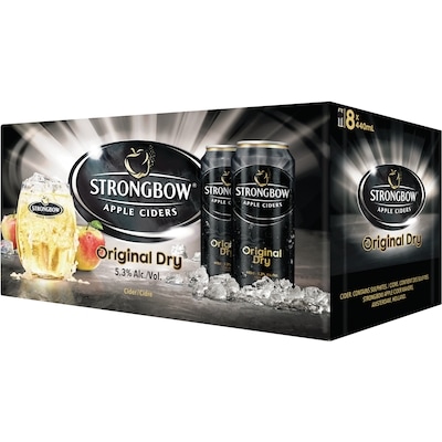 Strongbow Cidre (Pièce d’identité requise au moment du ramassage) 8x440.0 ml, 0,68 $/100ml