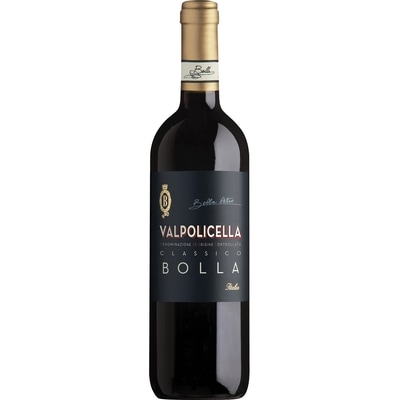 BOLLA VALPOLICELLA Vin rouge, Italie (Pièce d’identité requise au moment du ramassage) 750 ml, 2,29 $/100ml