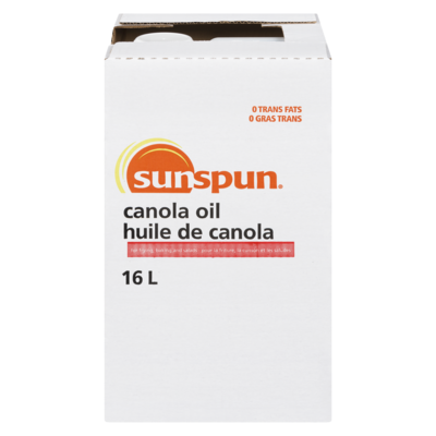 Sunspun Canola Oil 16 l, $0.21/100ml