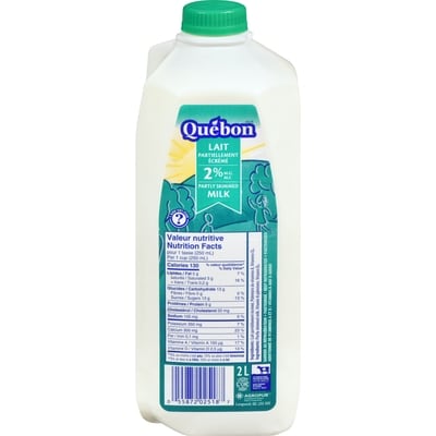 QUEBON 2% Milk (2L) 2 l, $0.23/100ml