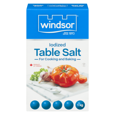 Windsor Iodized Table Salt 1 kg, $0.15/100g