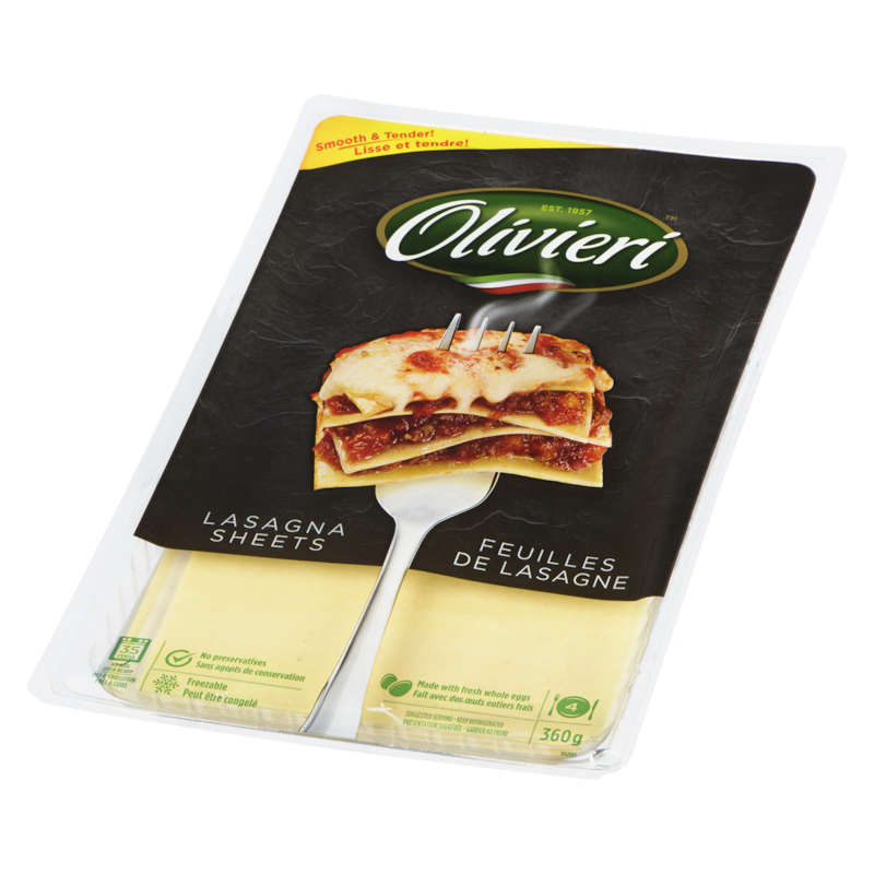 Pasta, Lasagna Sheets 