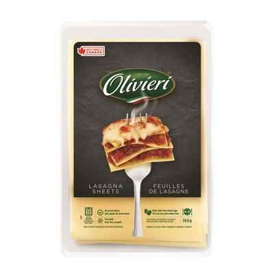 Olivieri Pâtes à lasagne 360 g, 2,08 $/100g