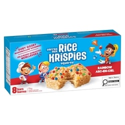 Kelloggs Bars, Rainbow, 8 Bars 176 g, $1.64/100g