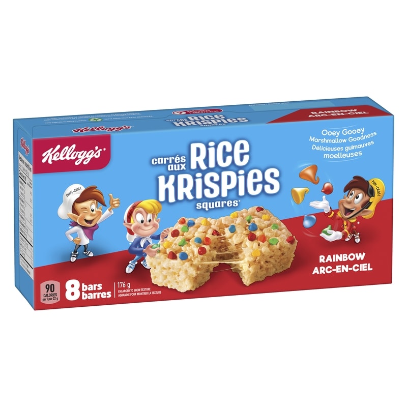 Rice Krispies Bars Rainbow