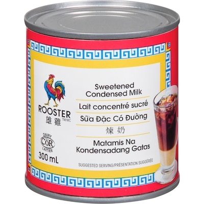 Rooster Sweetened Condensed Milk 300 ml, $1.00/100ml