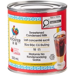 Rooster Lait concentré sucré 300 ml, 1,08 $/100ml
