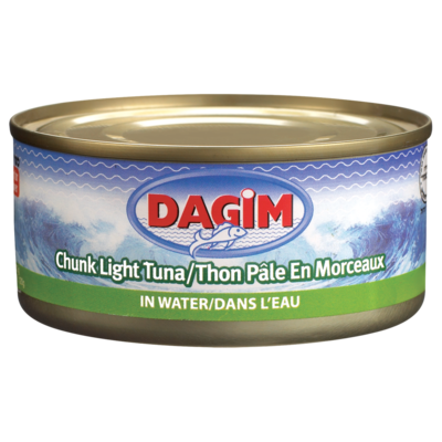 Dagim Kosher Light Tuna, Chunk In Water 170 g, $1.76/100g