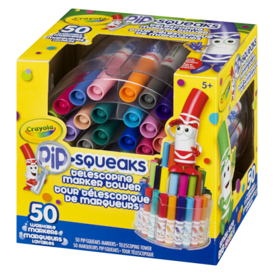 Tour téléscopique pour marqueurs Crayola Pipsqueaks