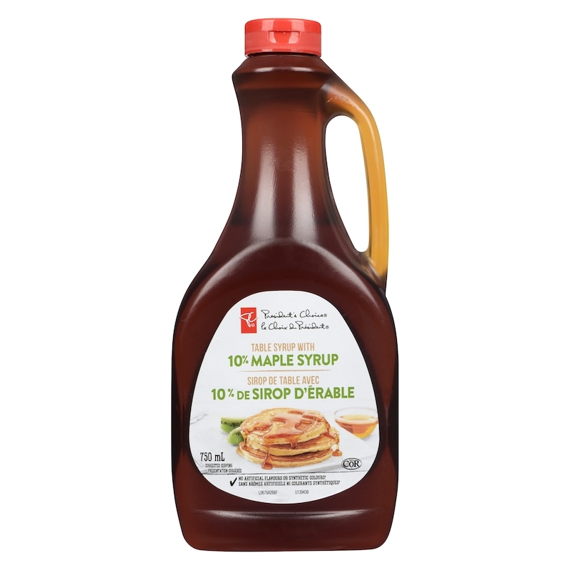 Table Syrup With 10% Maple Syrup