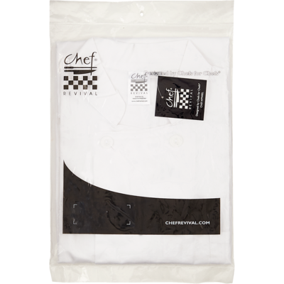 Chef Revival White Short Sleeve Chef Coat, Medium 1 ea, $33.99/1ea
