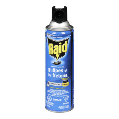 Raid Insecticide contre les guêpes et les frelons 400 g, 3,38 $/100g
