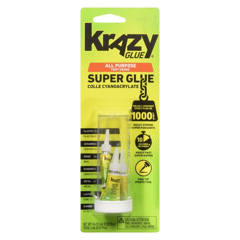 Single Use Tubes All-Purpose Glue, 4 Mini Tubes