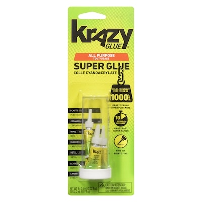 Krazy Glue Tubes de colle tout usage Krazy paquet de 4 minis 1 ea, 7,00 $/1ch