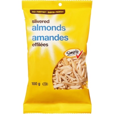 No Name Slivered Almonds 100 g, $4.49/100g