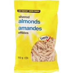 Sans Nom Amandes effilées 100 g, 3,50 $/100g