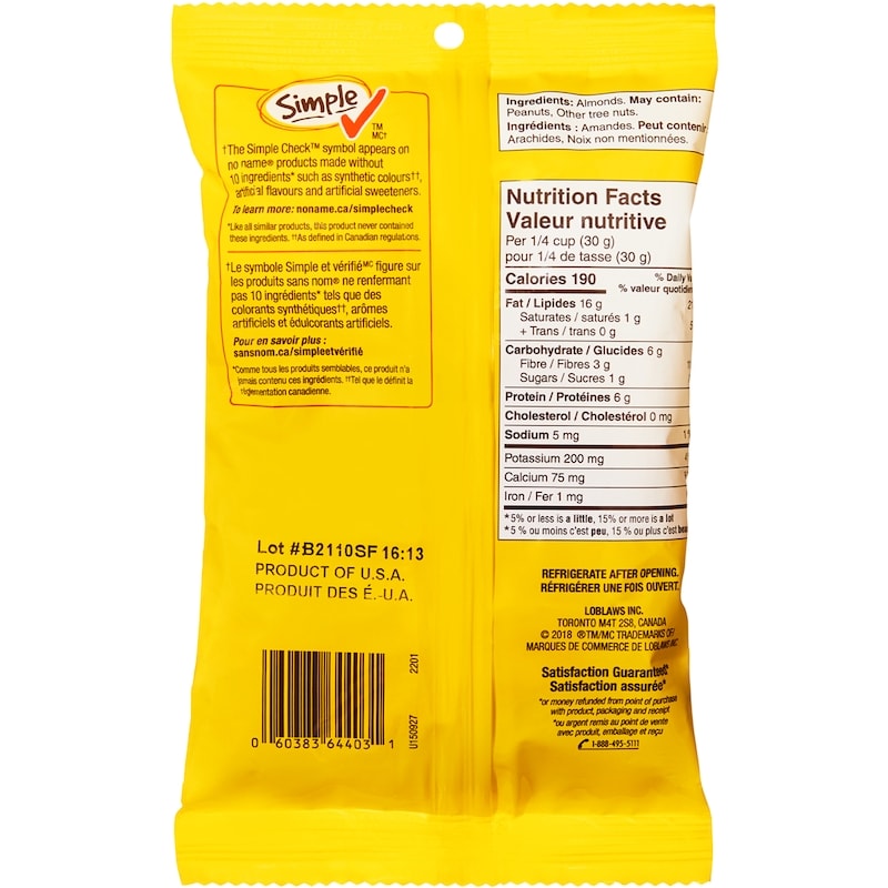 Whole Blanched Almonds