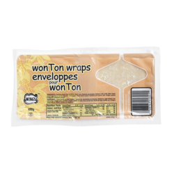Wing’s Enveloppes à wonton Wing’s  400 g, 0,62 $/100g