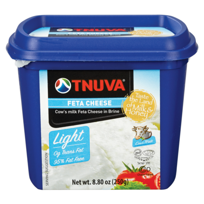 Tnuva Fromage féta léger Tnuva casher 250 g, 5,32 $/100g